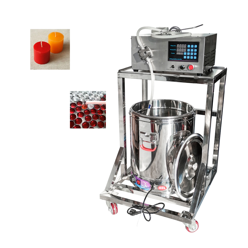 Candle Making Machine Price - เครื่องทำเทียนอัตโนมัติสำหรับอุตสาหกรรม พร้อมระบบหลอมขี้ผึ้ง บรรจุของเหลว น้ำ และเทของเหลว ราคาเครื่องทำเทียน