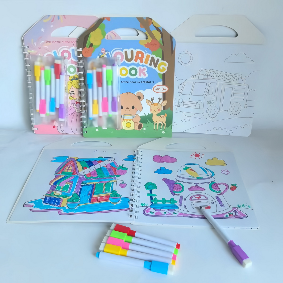 Copic Marker Sketch - 1 ชุด 16 หน้า Colorbook 1