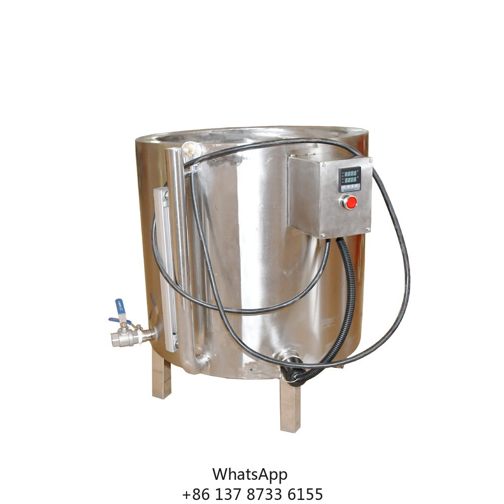 Candle Making Machine Price - เครื่องหลอมขี้ผึ้งถั่วเหลืองสแตนเลส 100 ลิตร พร้อมเครื่องผสม สำหรับทำเทียน ราคา
