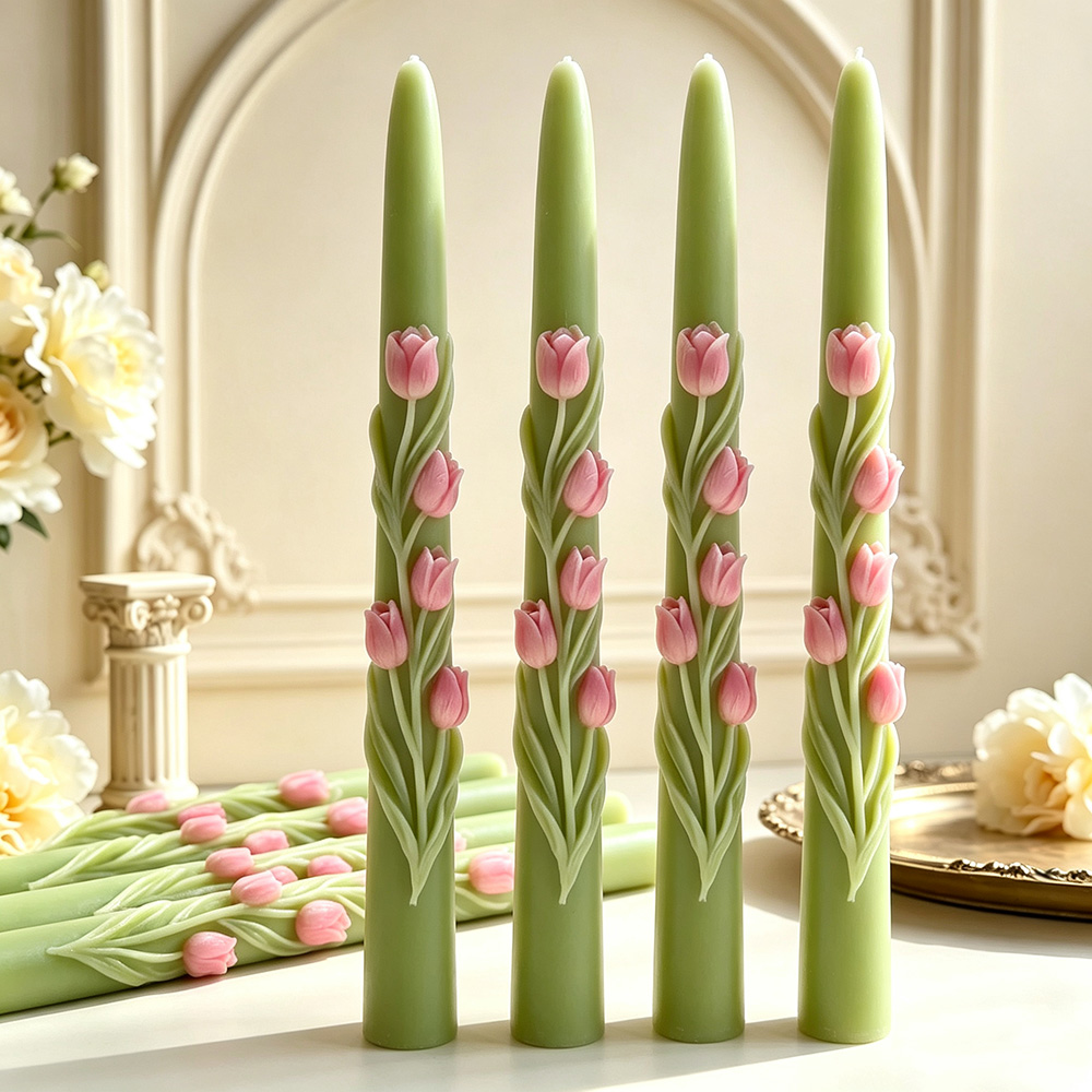 แม่พิมพ์ซิลิโคนเทียนแท่งยาวลาย - Candle Making Wax Melter บทวิจารณ์และราคา