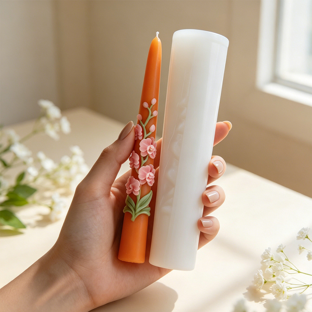 แม่พิมพ์ซิลิโคนเทียนแท่งยาวลาย - Candle Making Wax Melter บทวิจารณ์และราคา
