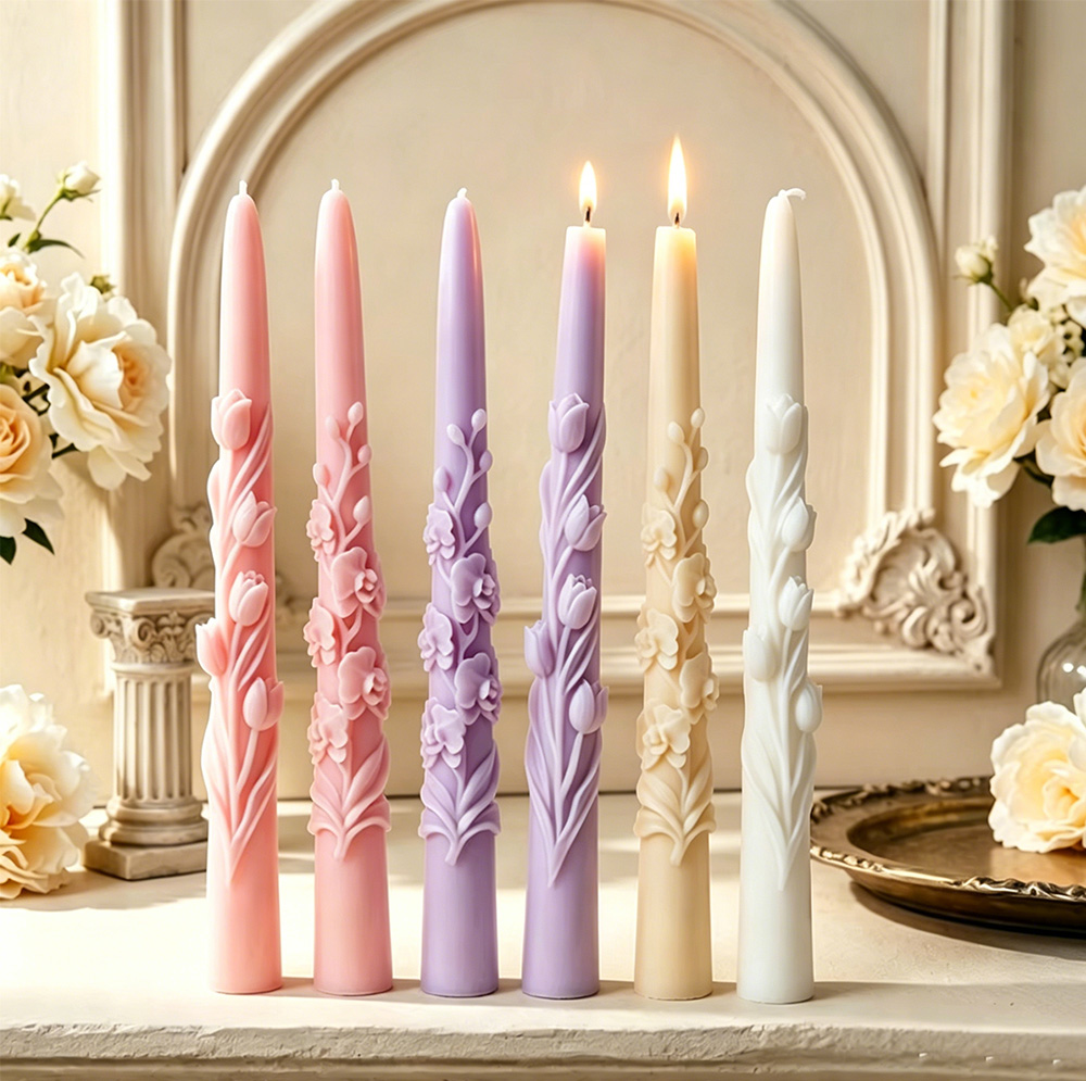แม่พิมพ์ซิลิโคนเทียนแท่งยาวลาย - Candle Making Wax Melter บทวิจารณ์และราคา
