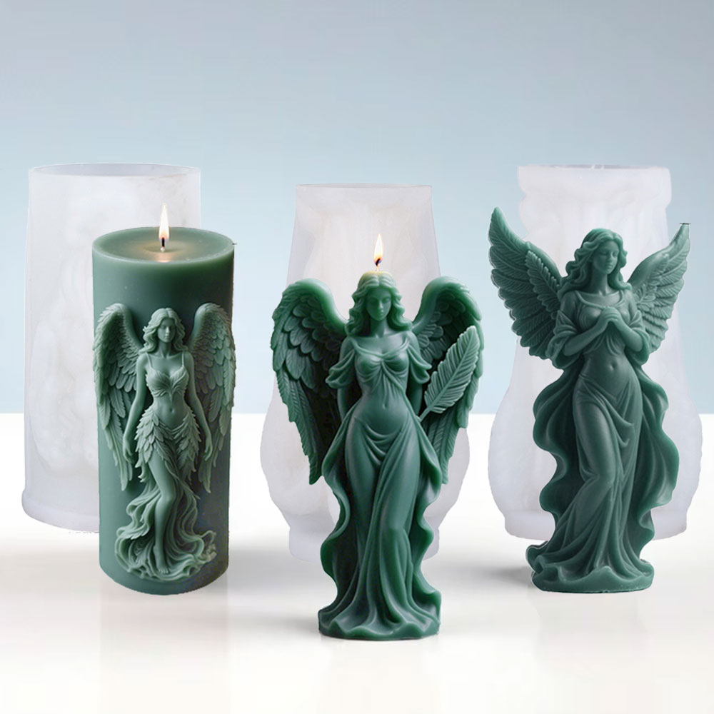 ปีกเทพธิดาเทียนหอมซิลิโคนแม่พิ - Candle Making Wax Melter บทวิจารณ์และราคา