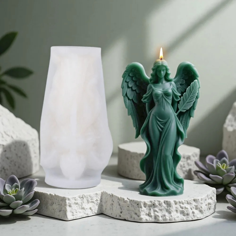 ปีกเทพธิดาเทียนหอมซิลิโคนแม่พิ - Candle Making Wax Melter บทวิจารณ์และราคา