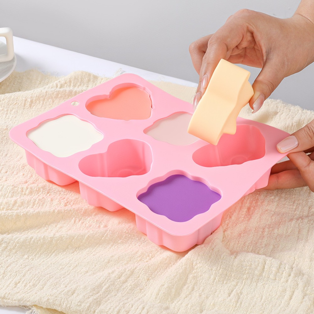 รูปหัวใจสแควร์แม่พิมพ์ซิลิโคน  - Candle Making Wax Melter บทวิจารณ์และราคา