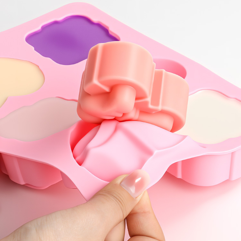 รูปหัวใจสแควร์แม่พิมพ์ซิลิโคน  - Candle Making Wax Melter บทวิจารณ์และราคา