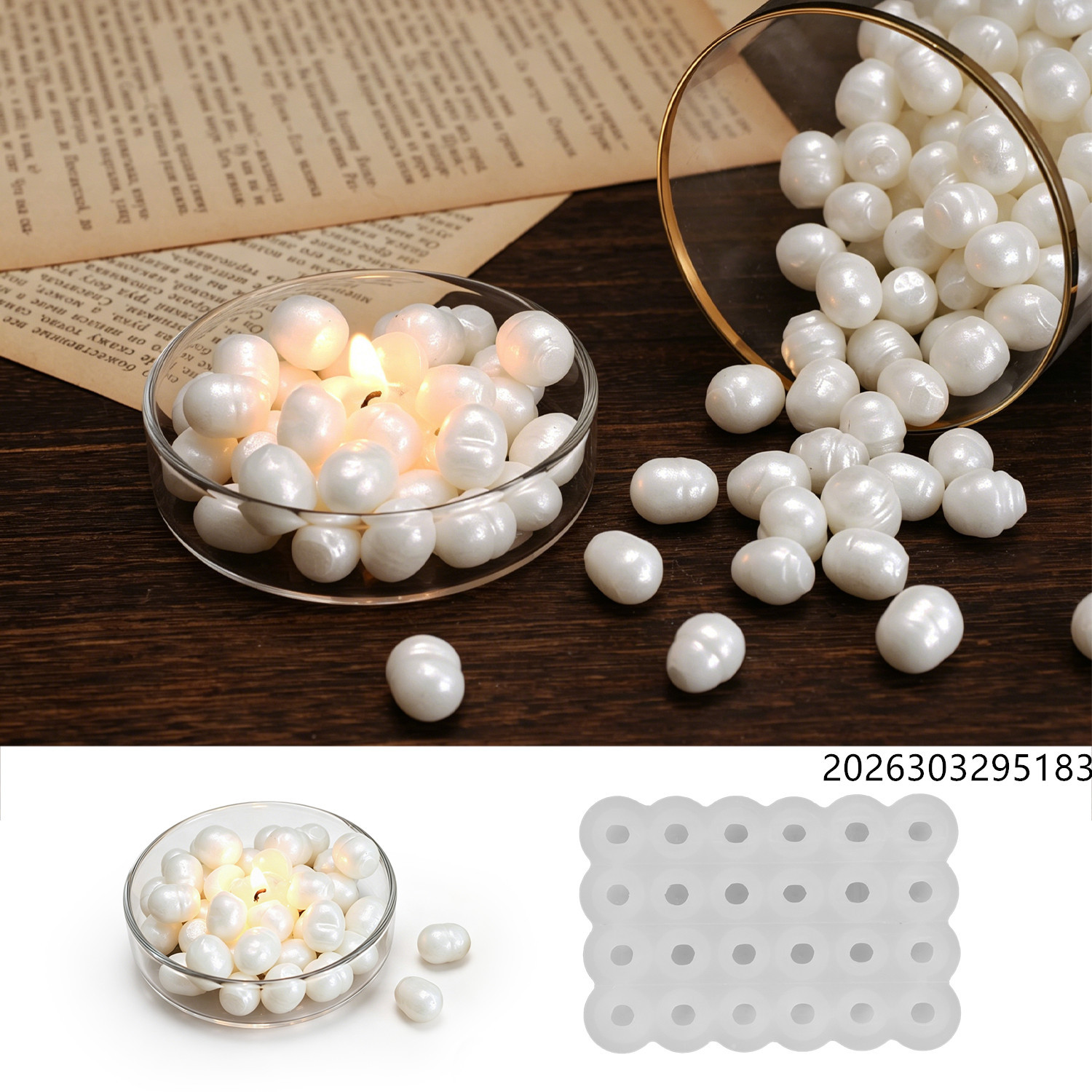 แม่พิมพ์เทียนหอมรูปไข่มุกทะเล, - Candle Making Wax Melter บทวิจารณ์และราคา