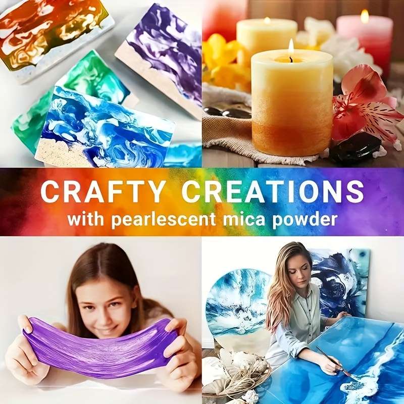 24 สี/8 สี 5 กรัม 0. ผงไมก้าปร - Candle Making Diy Kit บทวิจารณ์และราคา