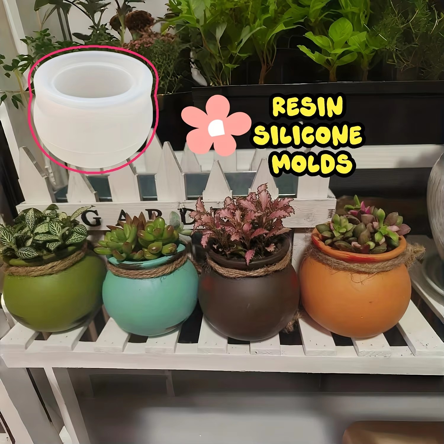 แม่พิมพ์กระถางดอกไม้ซิลิโคน, แ - Candle Making Pot บทวิจารณ์และราคา