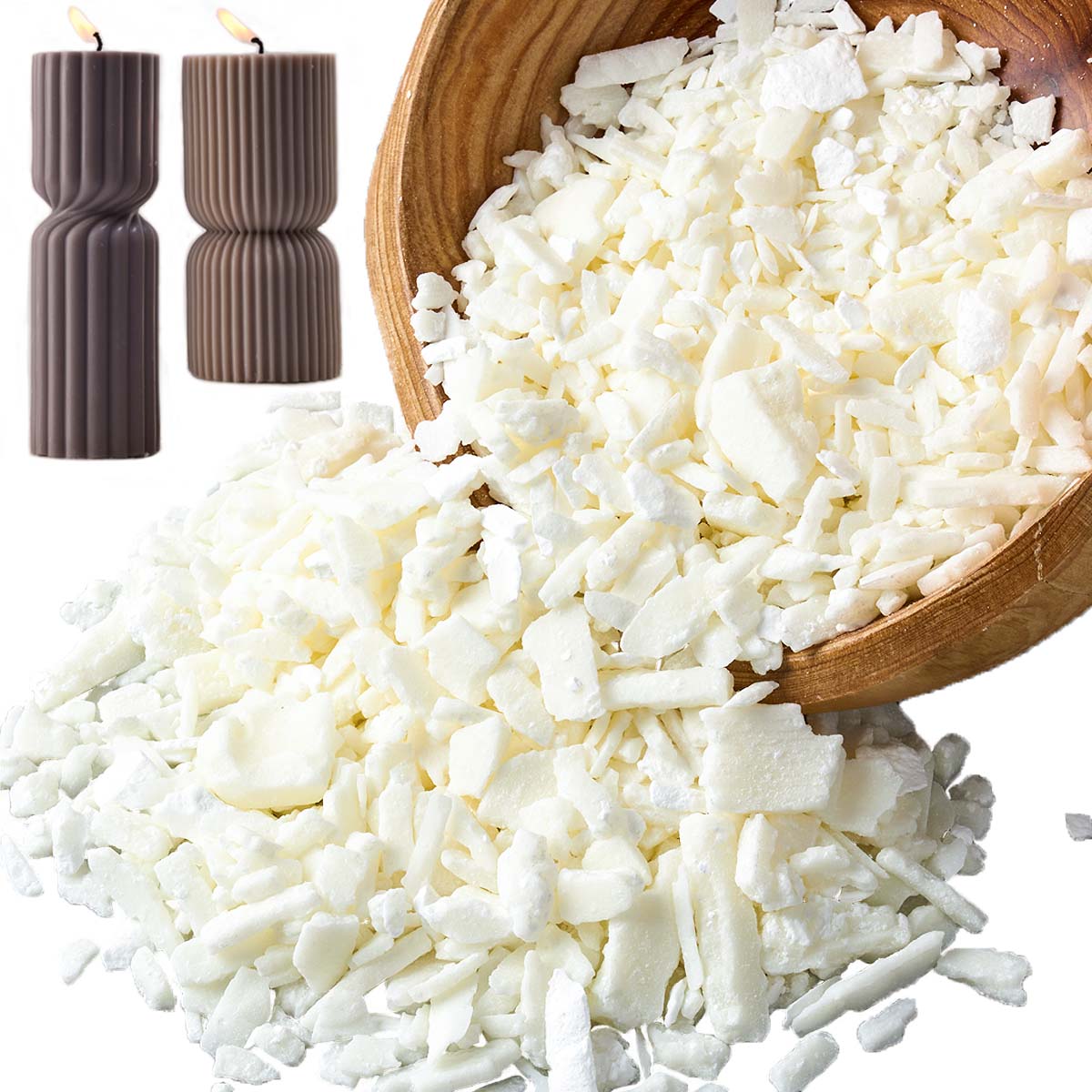1 ปอนด์ขี้ผึ้งถั่วเหลืองสีขาวบ - Candle Making Diy Kit บทวิจารณ์และราคา
