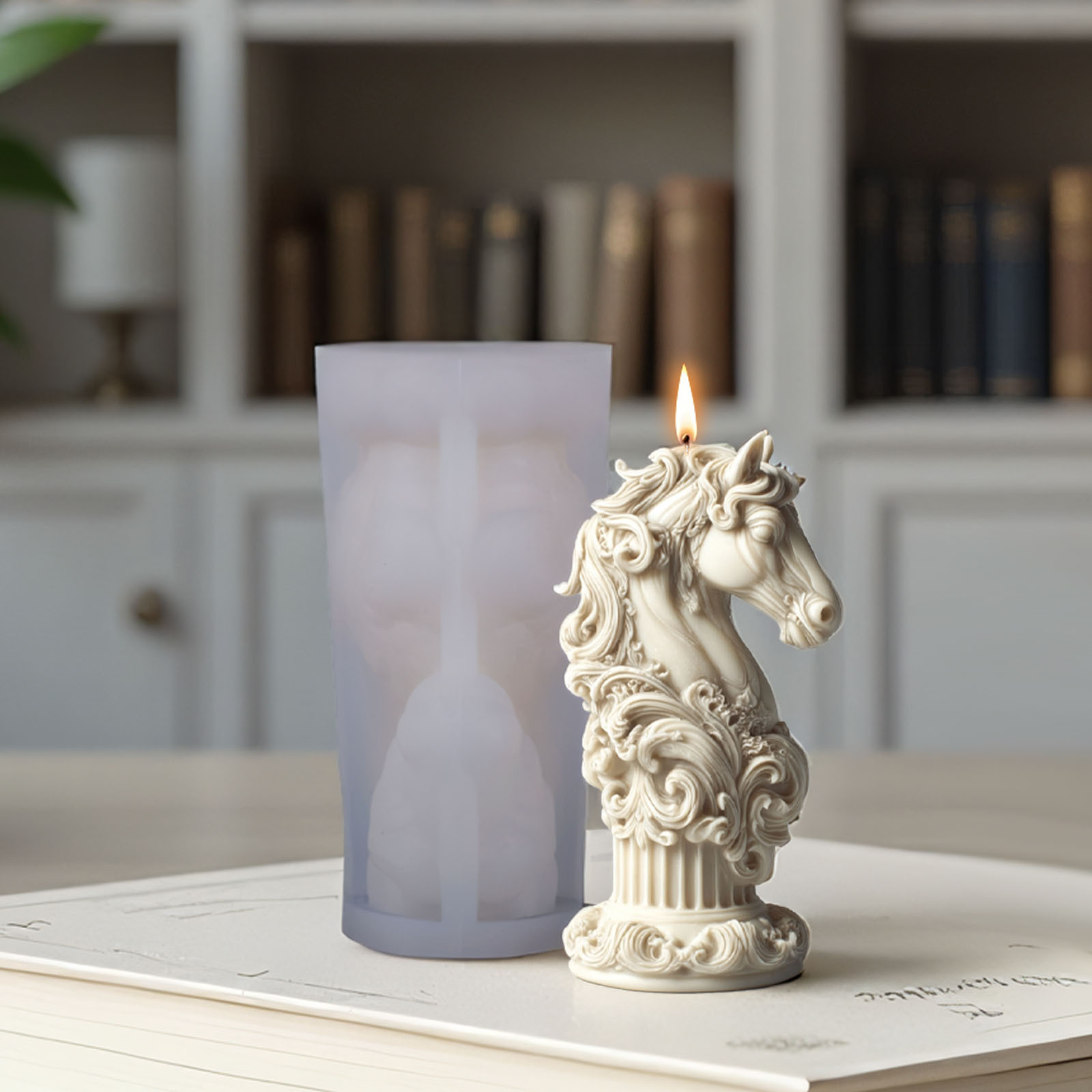 แม่พิมพ์ซิลิโคนรูปทรงหัวม้าแบบ - Candle Making Diy Kit บทวิจารณ์และราคา