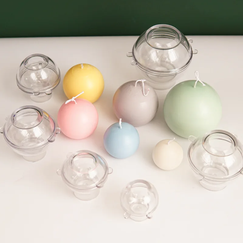 5-8 ซม.ทรงกลมเทียนแม่พิมพ์พลาส - Candle Making Diy Kit บทวิจารณ์และราคา