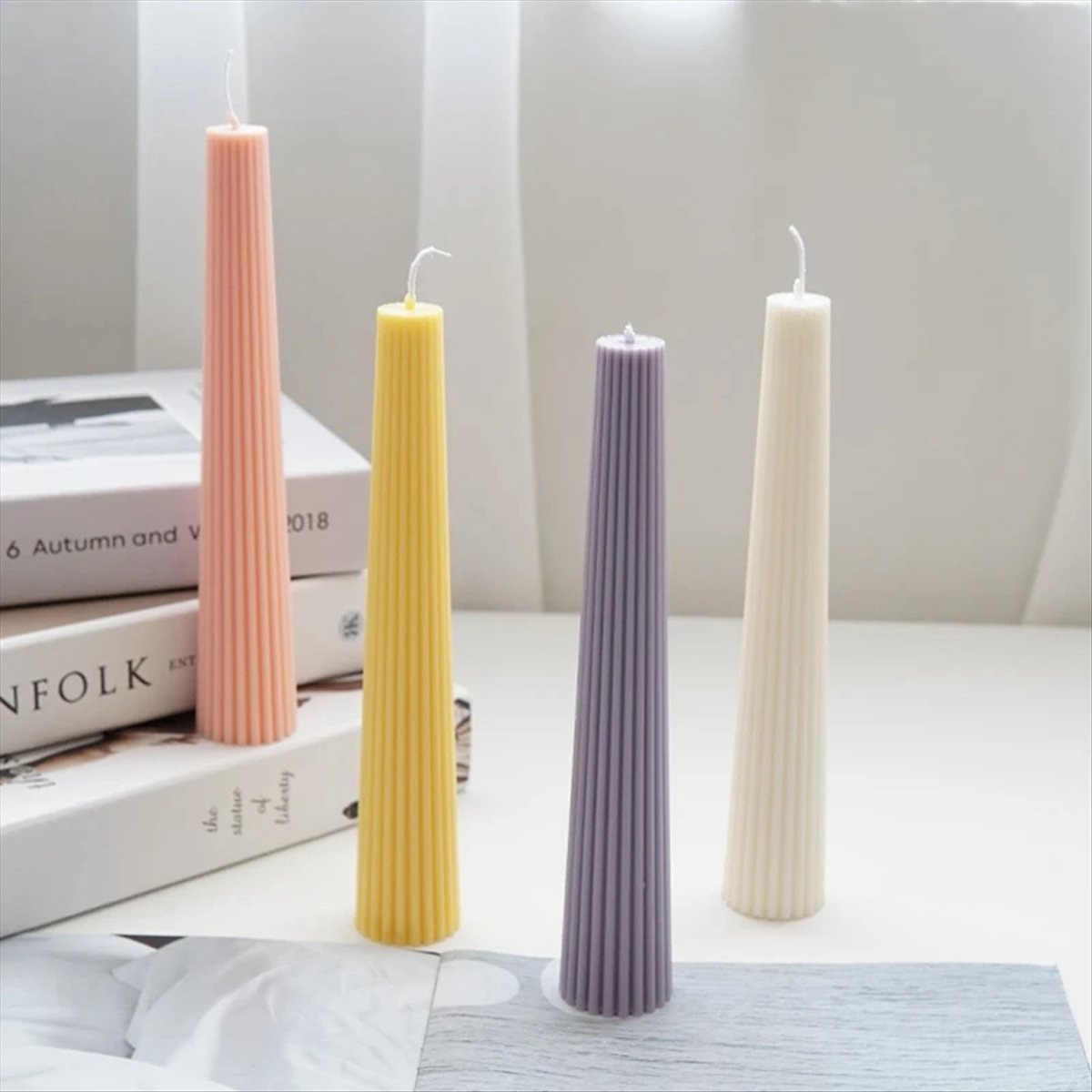 ชุดแม่พิมพ์เทียนหอมทรงเสาลายทา - Candle Making Diy Kit บทวิจารณ์และราคา