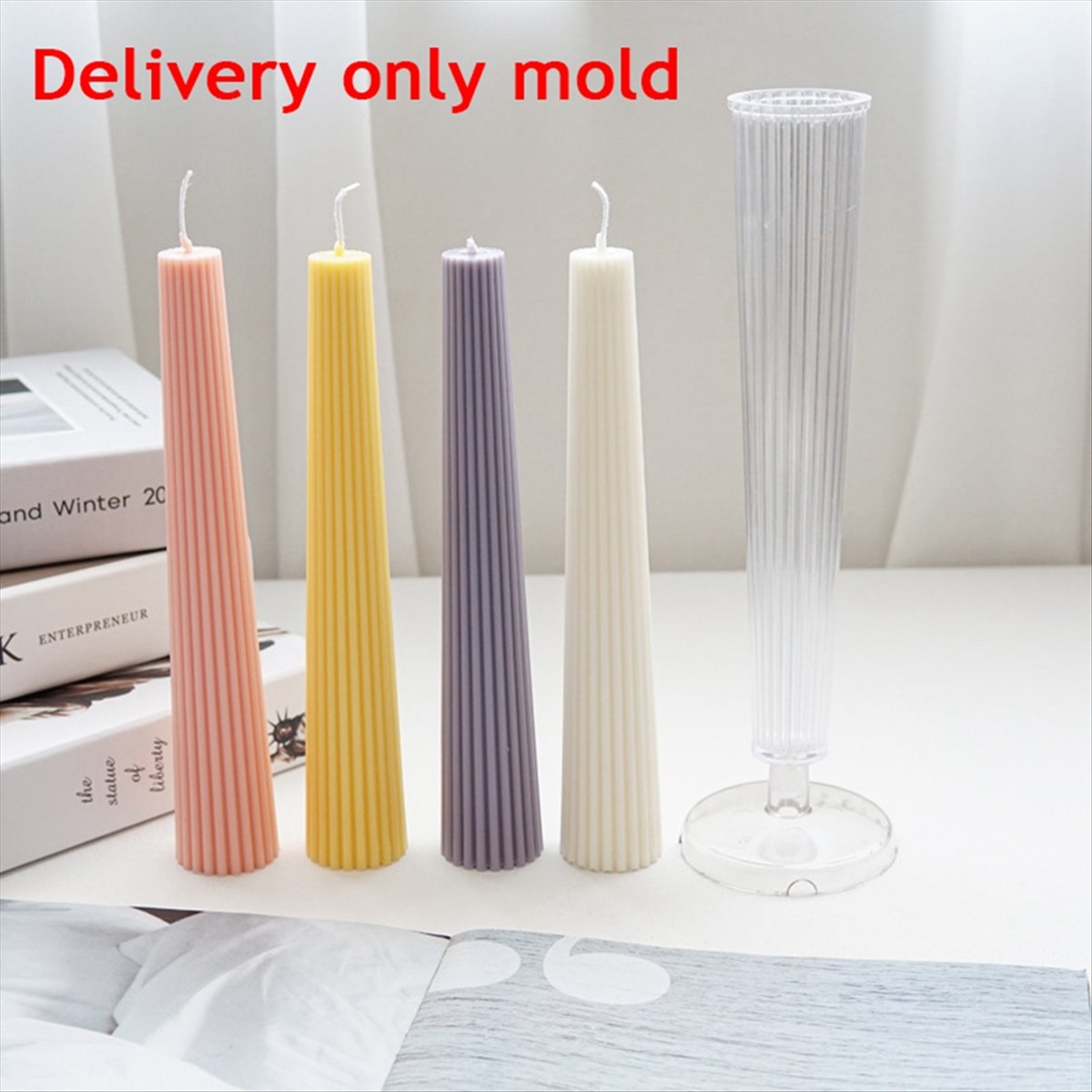 ชุดแม่พิมพ์เทียนหอมทรงเสาลายทา - Candle Making Diy Kit บทวิจารณ์และราคา