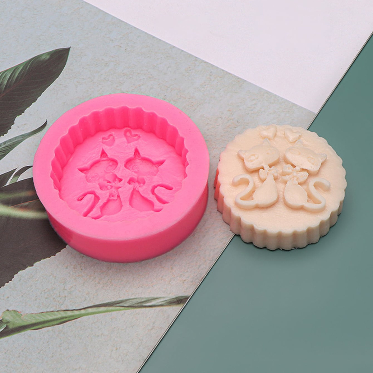 แม่พิมพ์สบู่ซิลิโคนรูปแมว 1 ชิ - Candle Making Wax Melter บทวิจารณ์และราคา