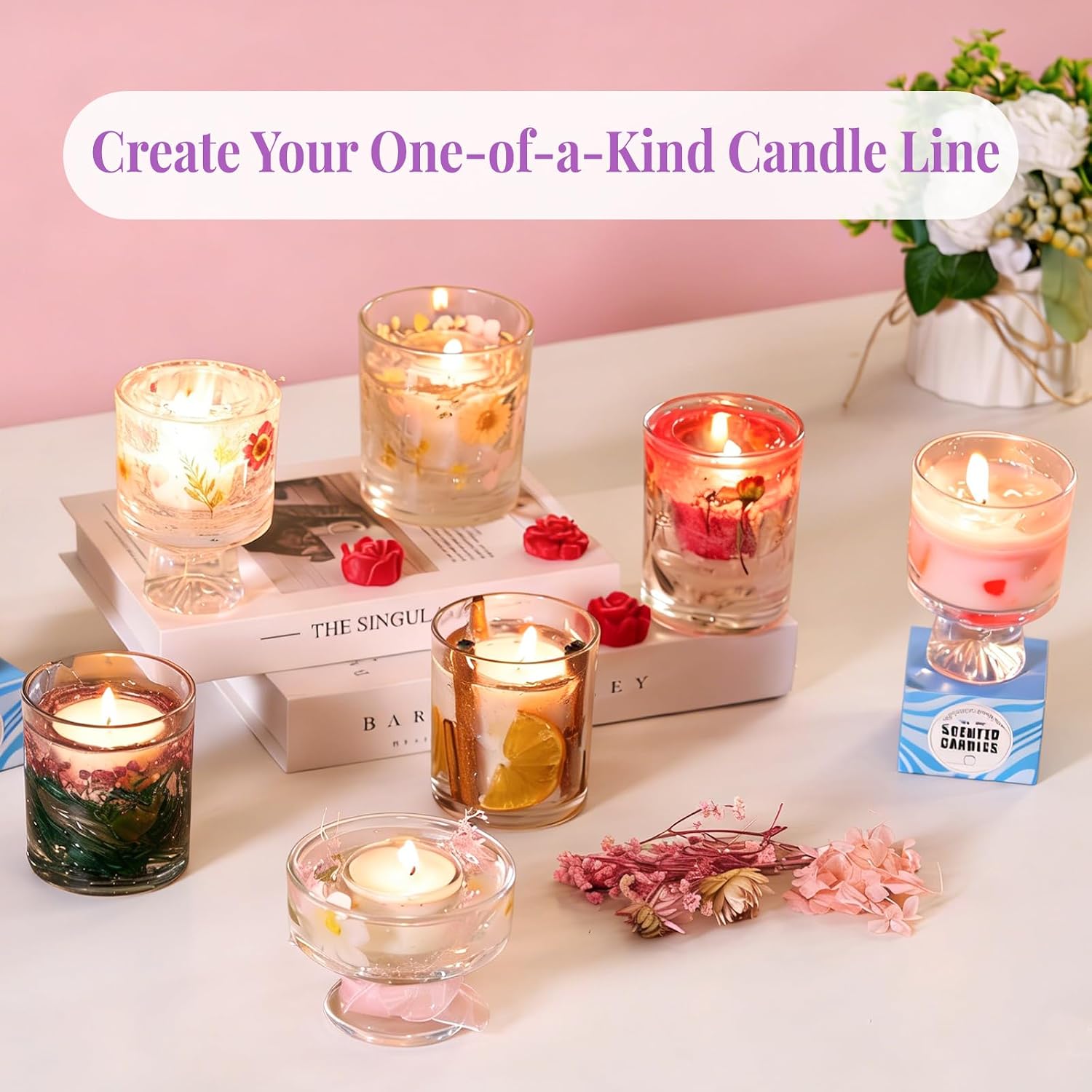 ชุดทำเทียน DIY 2-in-1 ด้วยขี้ผ - Candle Making For Beginners บทวิจารณ์และราคา