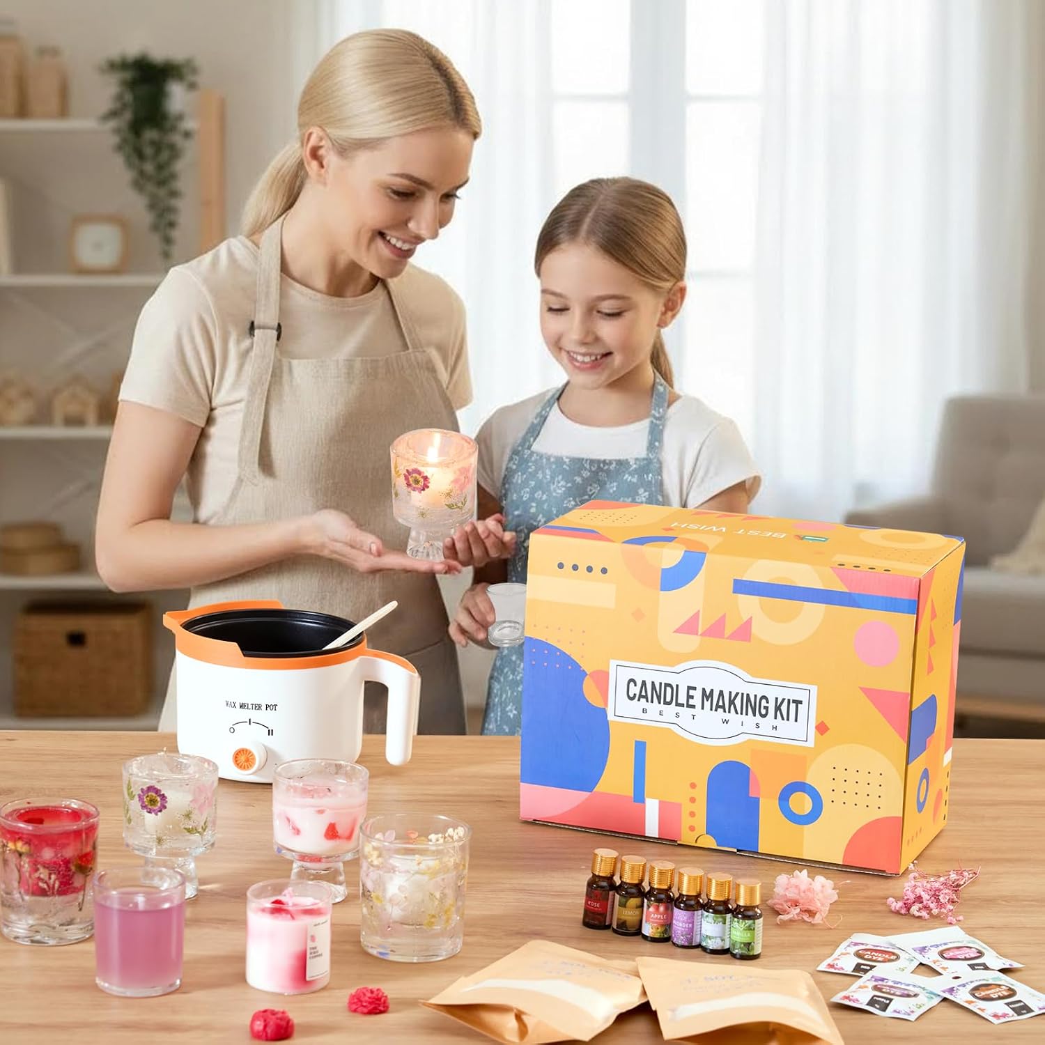 ชุดทำเทียน DIY 2-in-1 ด้วยขี้ผ - Candle Making For Beginners บทวิจารณ์และราคา