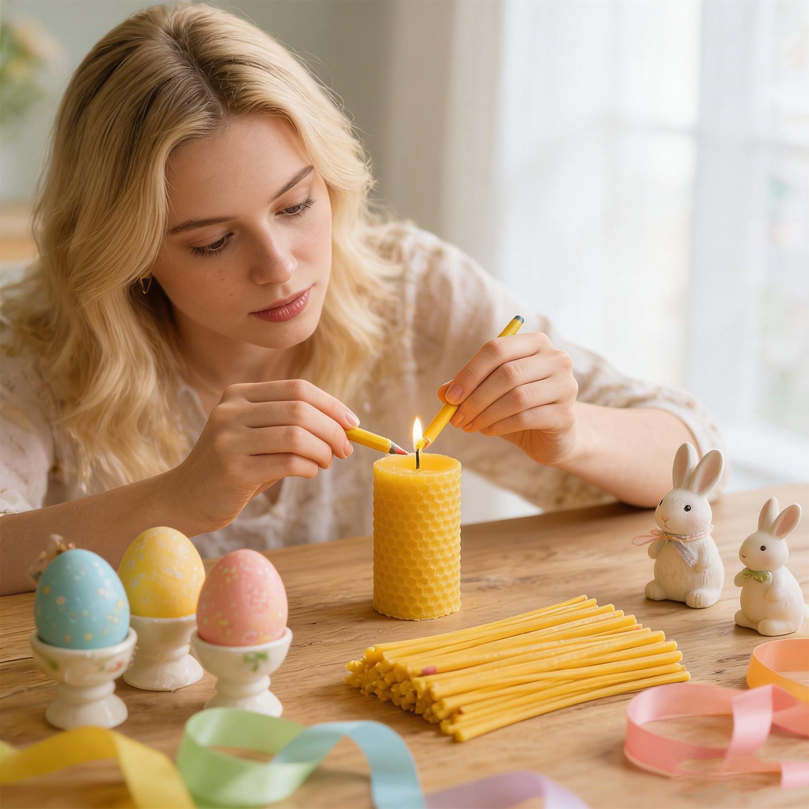 แท่งขี้ผึ้งตกแต่งไข่ 120 ชิ้น  - Candle Making Diy Kit บทวิจารณ์และราคา