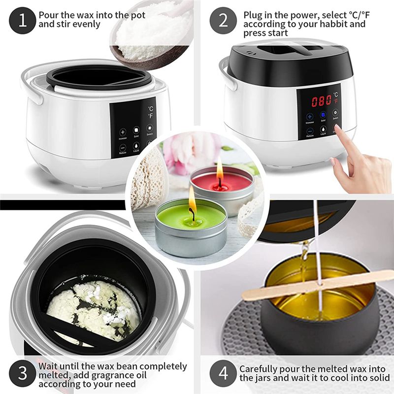 AEE4-หม้อหลอมขี้ผึ้งสำหรับทำเท - Candle Making For Beginners บทวิจารณ์และราคา