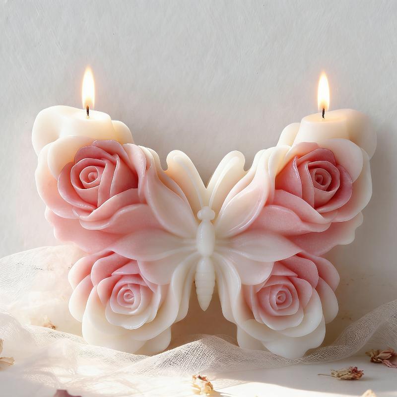 แม่พิมพ์ซิลิโคนรูปผีเสื้อกุหลา - Candle Making Activity บทวิจารณ์และราคา