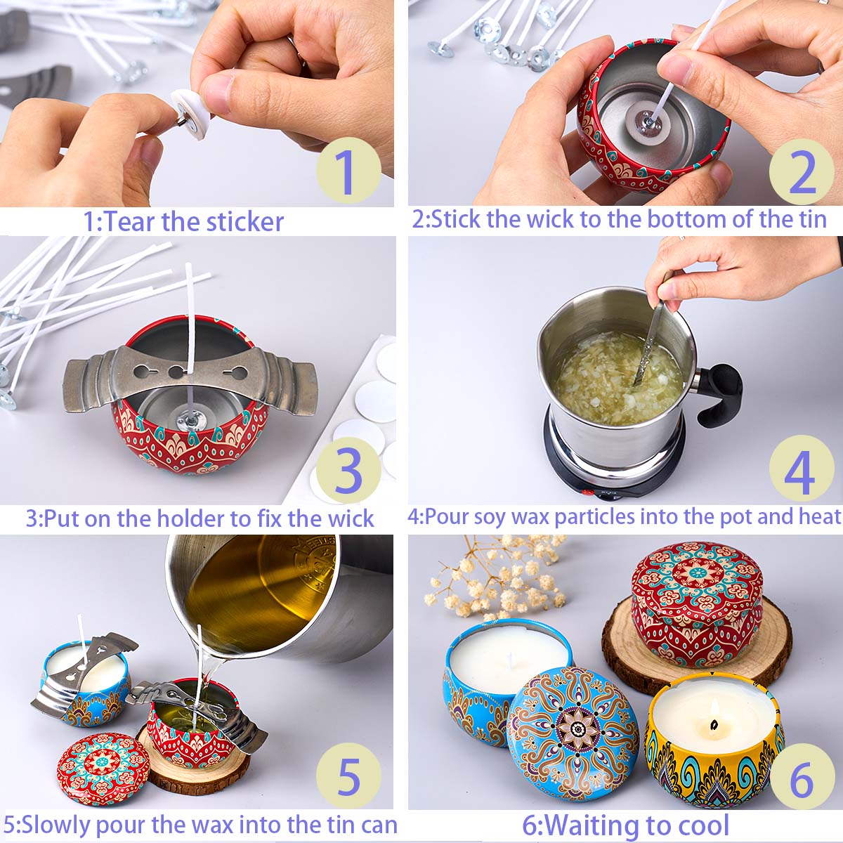 ชุดอุปกรณ์ทำเทียนหอม DIY พร้อม - Candle Making Pot บทวิจารณ์และราคา