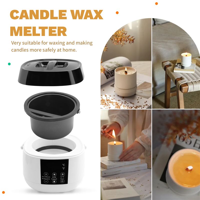 หม้อหลอมเทียนพร้อมจอแสดงอุณหภู - Candle Making For Beginners บทวิจารณ์และราคา